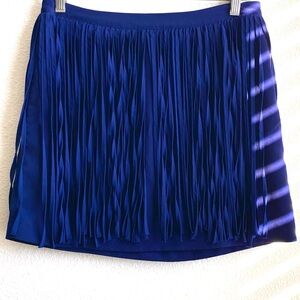 Zara Violet Fringe Mini Skirt